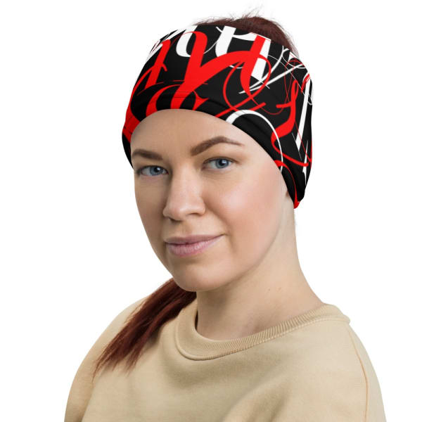 Signature Glamour Boss All Over Print Neck Gaiter
